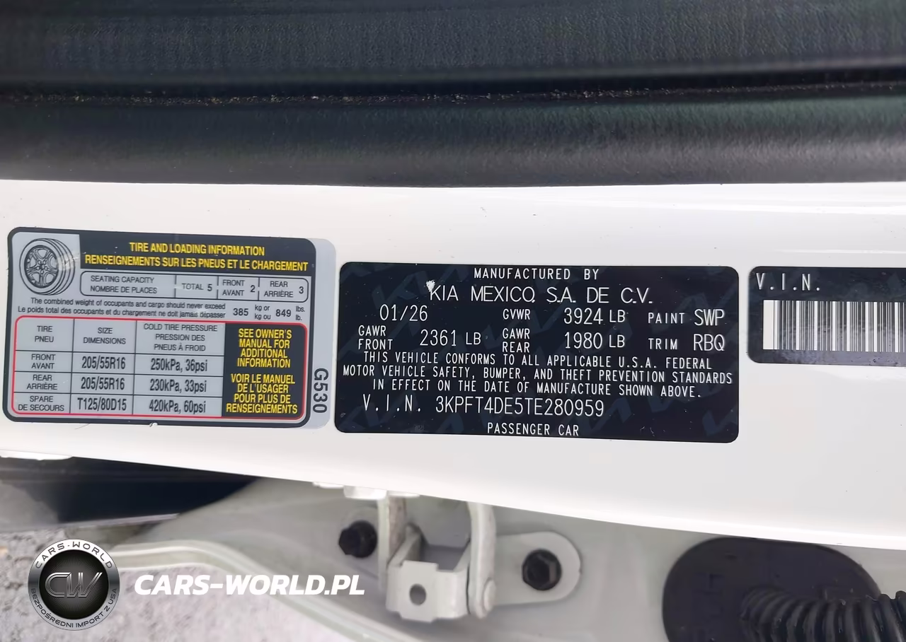2026 Kia K4 Lx VIN:3KPFT4DE5TE280959 - 9