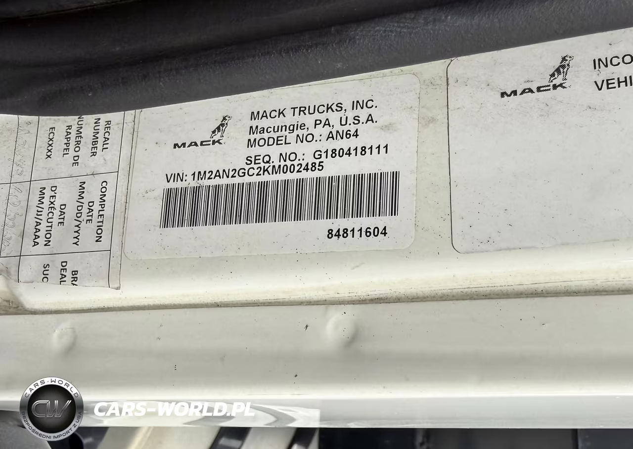 2019 Mack Anthem VIN:1M2AN2GC2KM002485 - 9
