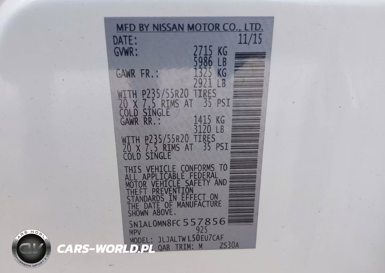 2015 Infiniti Qx60 VIN:5N1AL0MN8FC557856 - 9