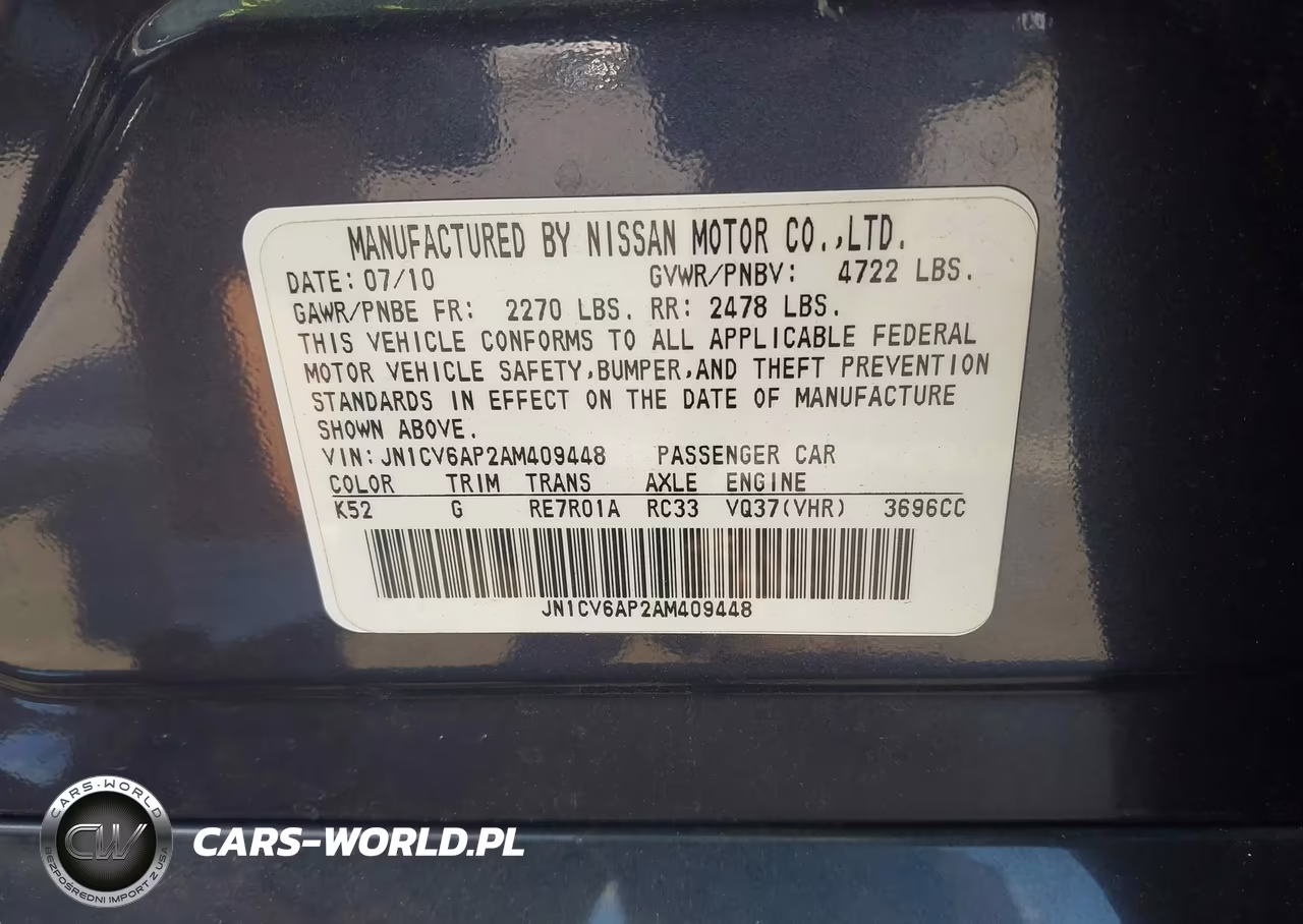 2010 Infiniti G37 Journey VIN:JN1CV6AP2AM409448 - 9