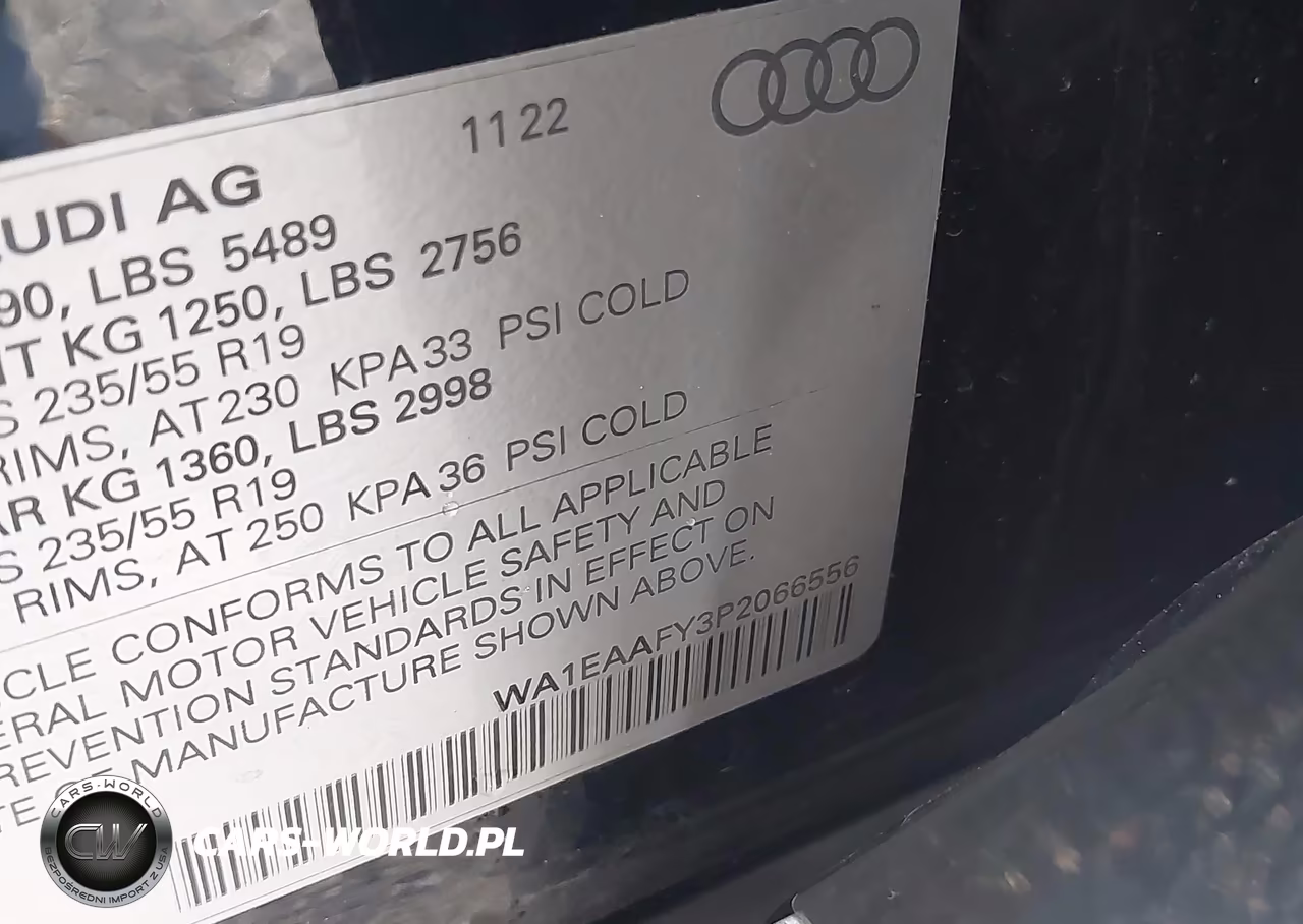 2023 Audi Q5 Premium Plus 45 Tfsi S Line Quattro VIN:WA1EAAFY3P2066556 - 9