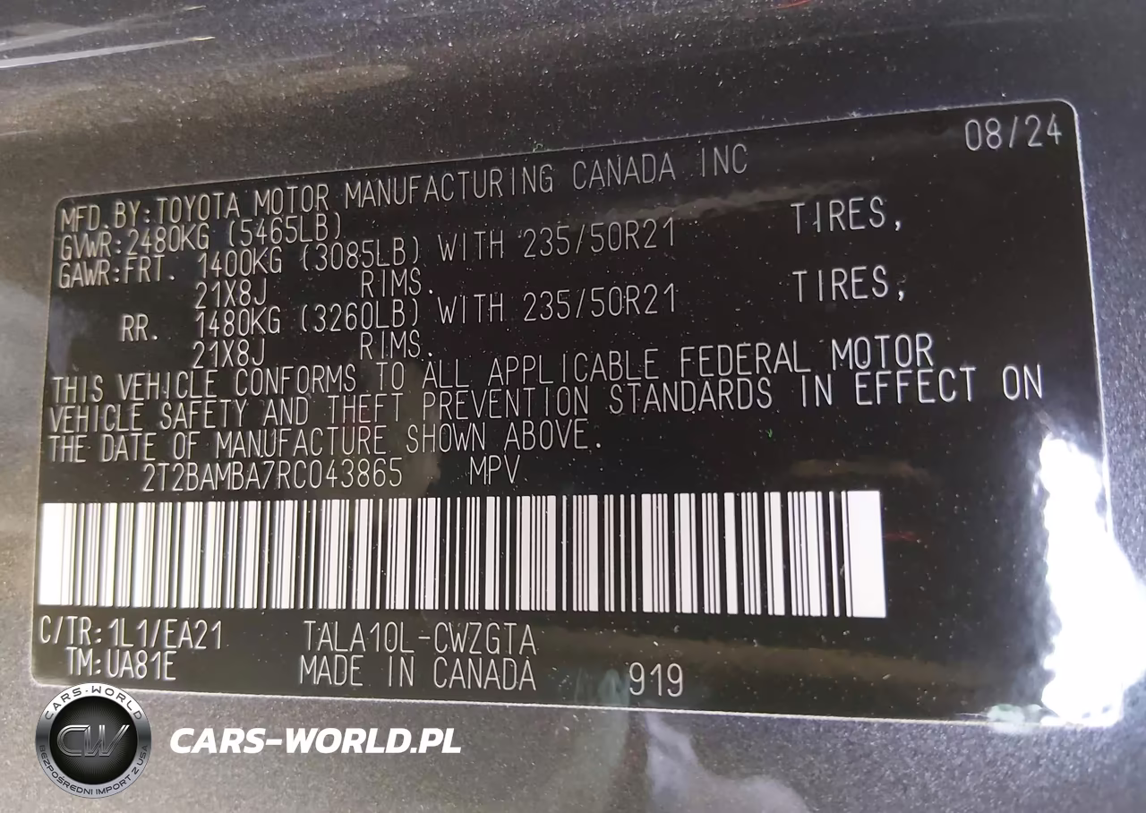 2024 Lexus Rx 350 Premium VIN:2T2BAMBA7RC043865 - 9