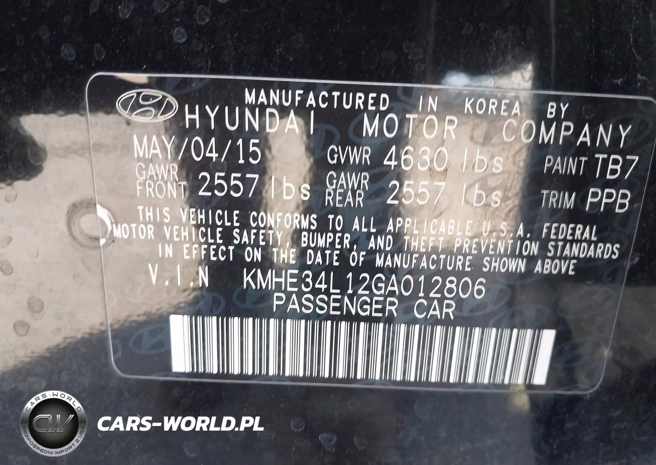 2016 Hyundai Sonata Hybrid Limited VIN:KMHE34L12GA012806 - 9