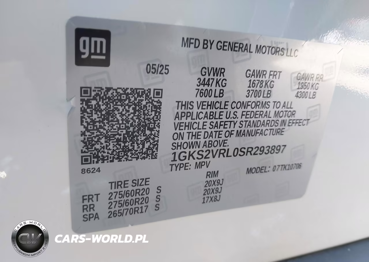 2025 GMC Yukon 4Wd At4 Ultimate VIN:1GKS2VRL0SR293897 - 9