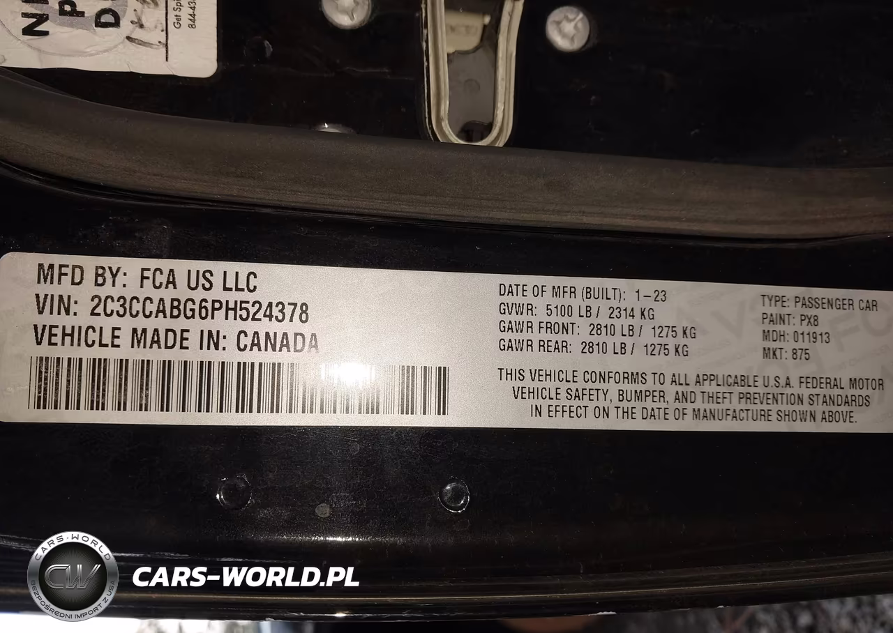 2023 Chrysler 300 300S VIN:2C3CCABG6PH524378 - 9