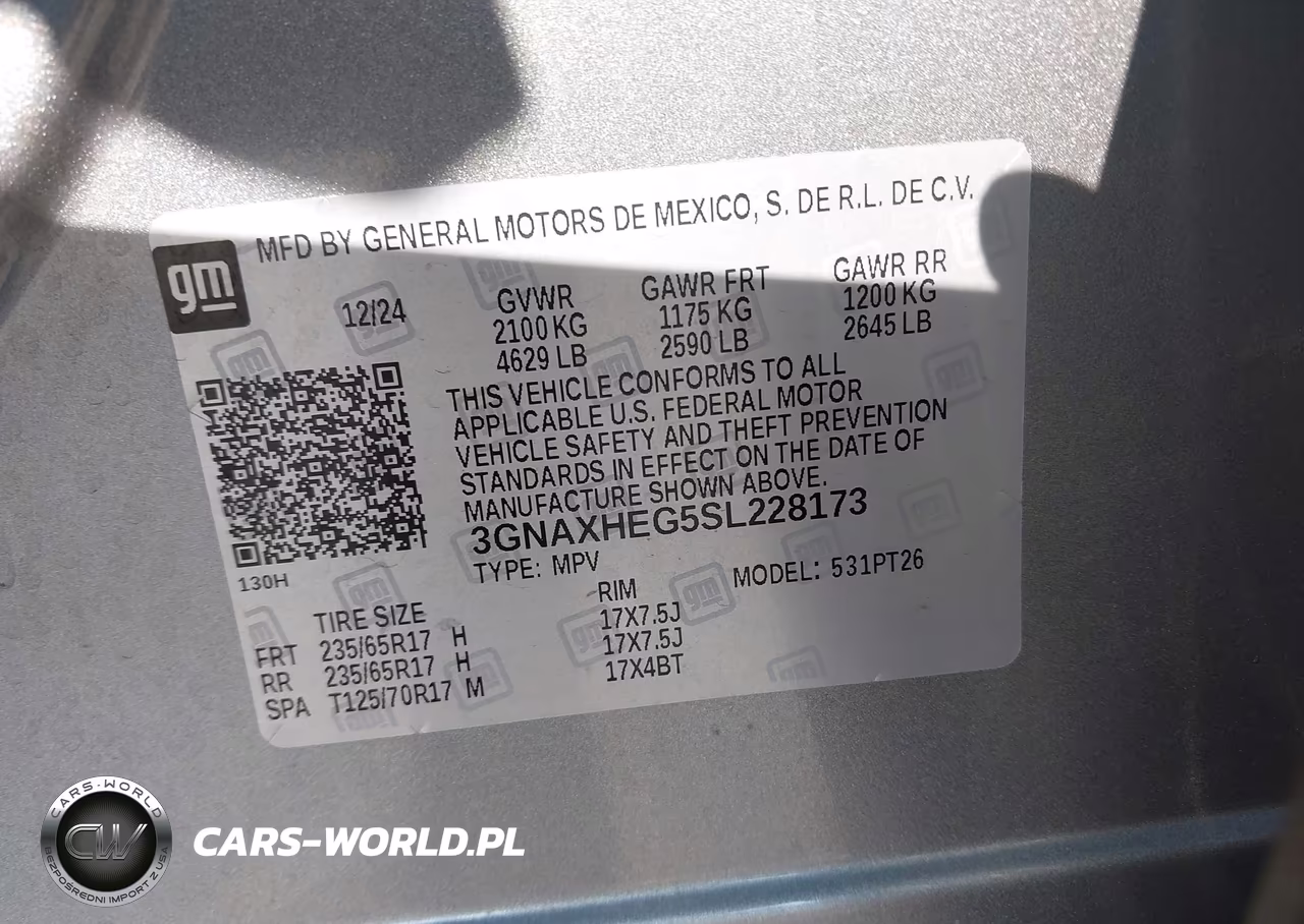 2025 Chevrolet Equinox Fwd Lt VIN:3GNAXHEG5SL228173 - 8