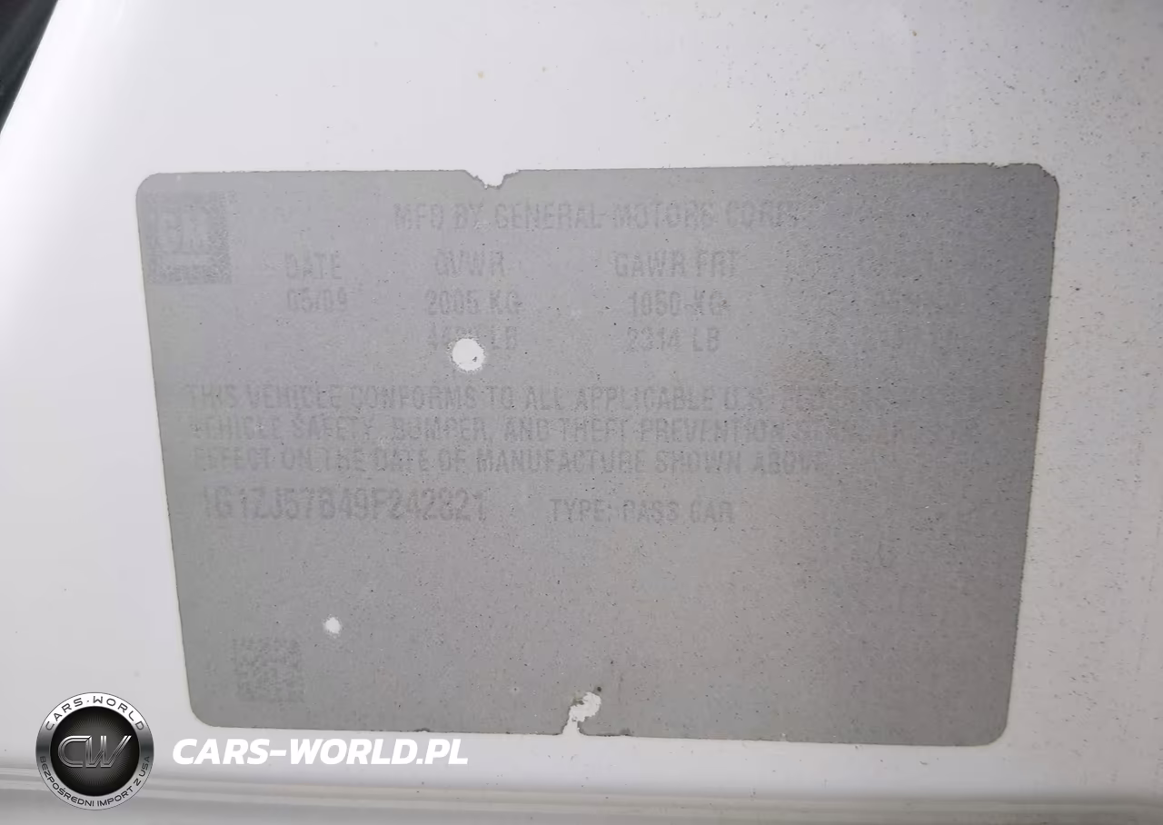 2009 Chevrolet Malibu Lt VIN:1G1ZJ57B49F242821 - 9