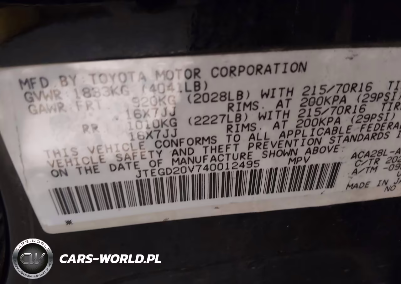 2004 Toyota Rav4 VIN:JTEGD20V740012495 - 9