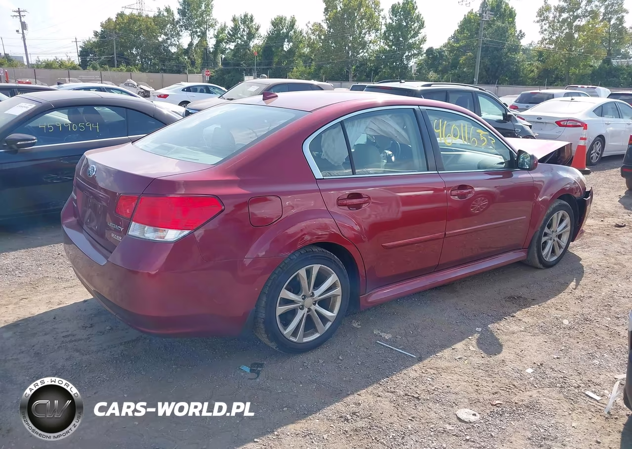 2013 Subaru Legacy 2.5I Limited VIN:4S3BMBK63D3021567 - 4