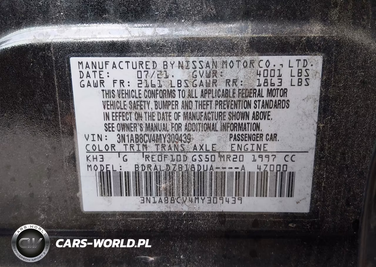 2021 Nissan Sentra Sv Xtronic Cvt VIN:3N1AB8CV4MY309439 - 9