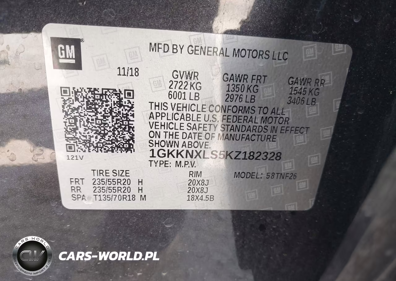 2019 GMC Acadia Denali VIN:1GKKNXLS5KZ182328 - 9