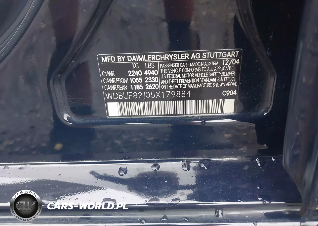 2005 Mercedes-Benz E 320 4Matic VIN:WDBUF82J05X179884 - 9