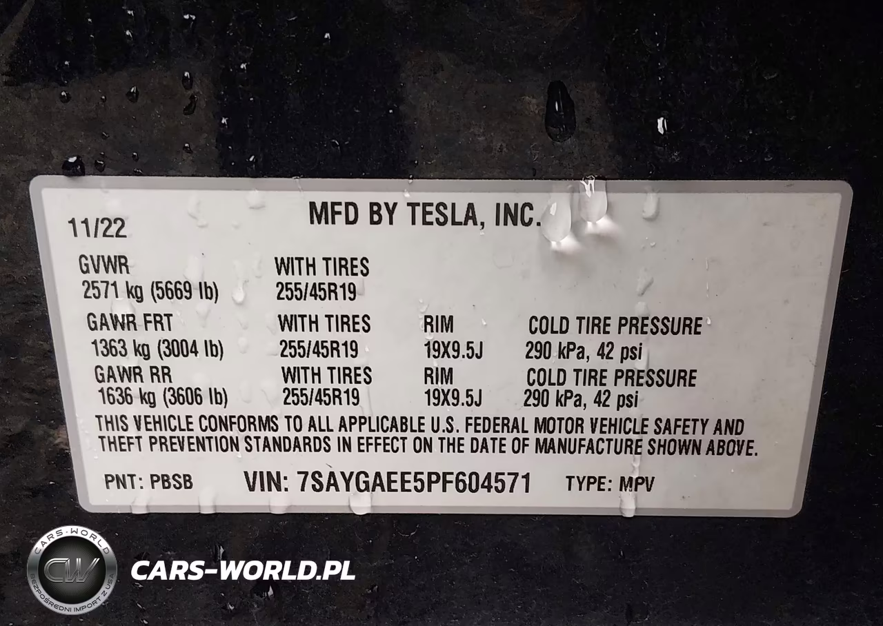 2023 Tesla Model Y Awd-Long Range Dual Motor All-Wheel Drive VIN:7SAYGAEE5PF604571 - 9