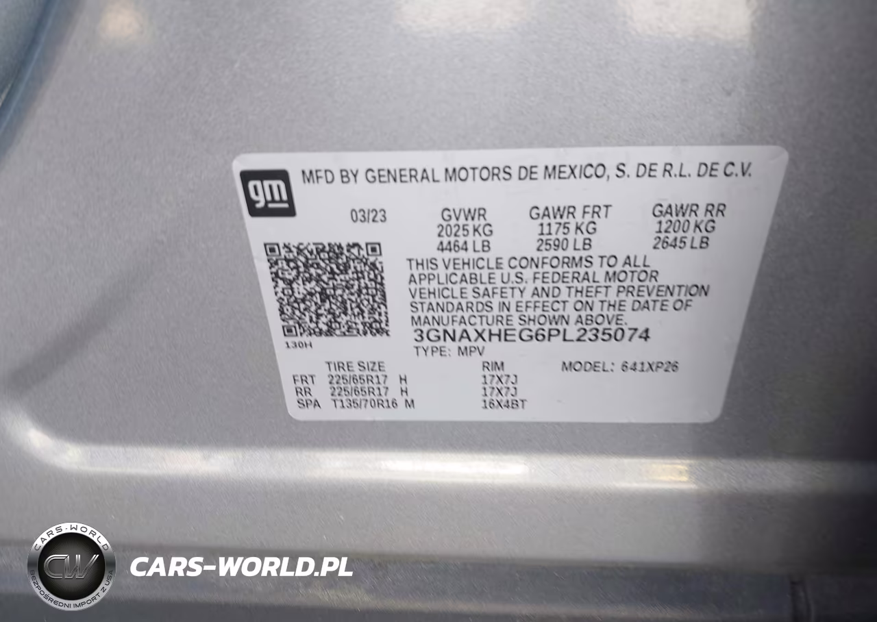 2023 Chevrolet Equinox Fwd Ls VIN:3GNAXHEG6PL235074 - 9