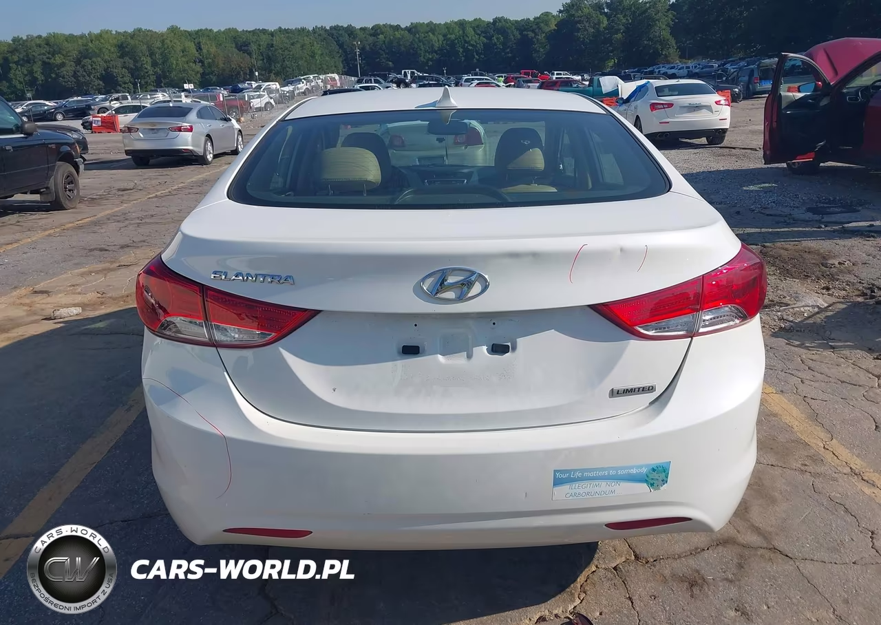 2012 Hyundai Elantra Limited VIN:5NPDH4AE9CH117188 - 16