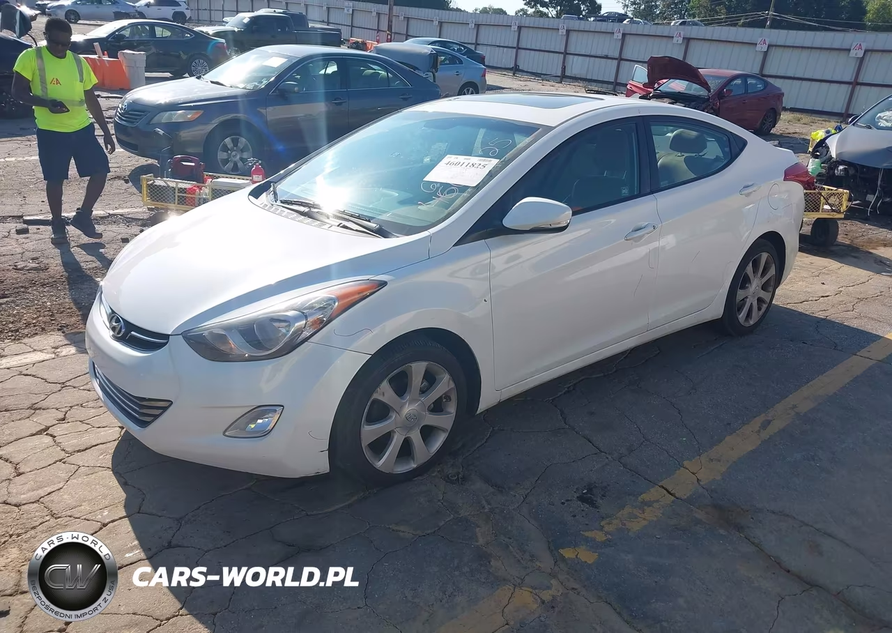 2012 Hyundai Elantra Limited VIN:5NPDH4AE9CH117188 - 2