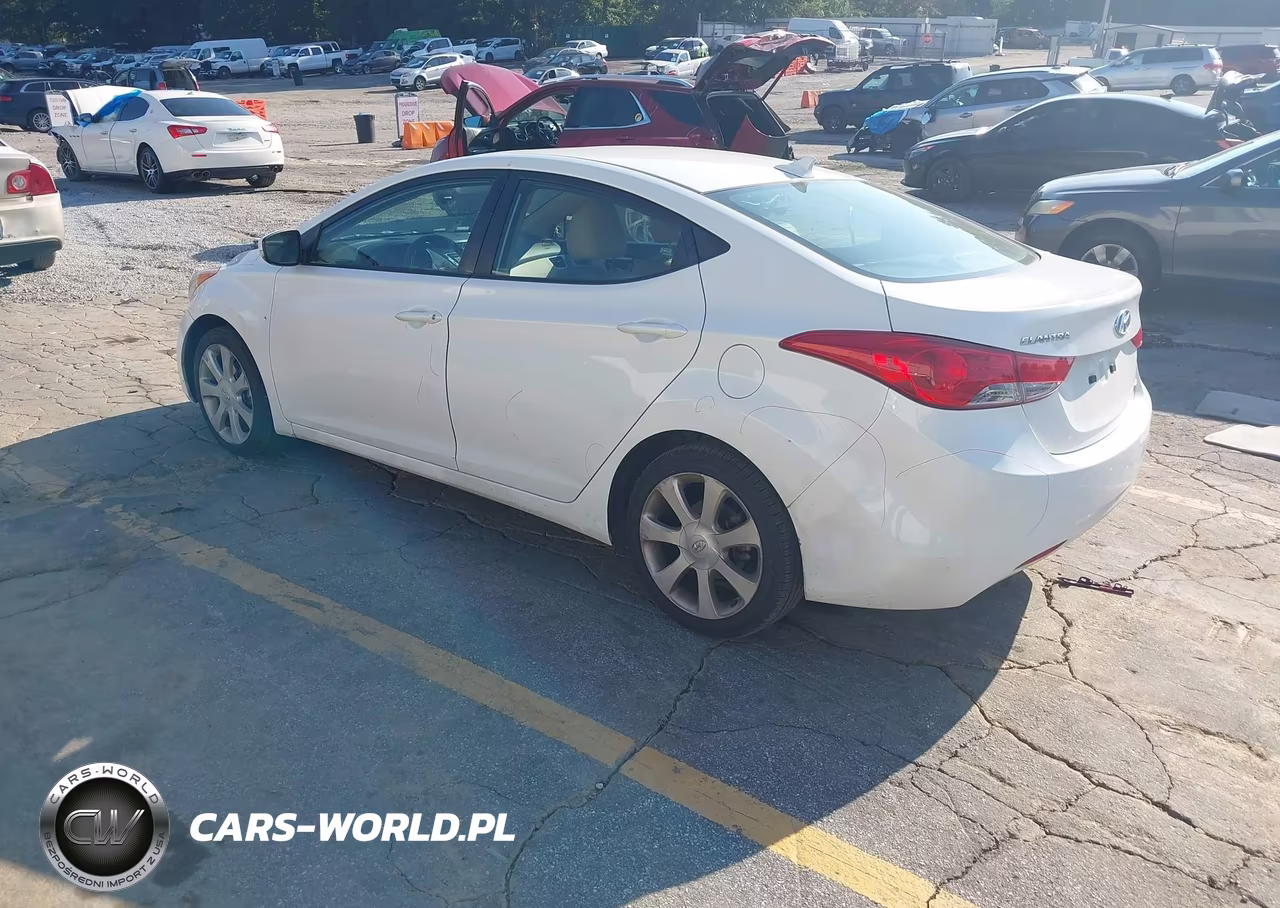 2012 Hyundai Elantra Limited VIN:5NPDH4AE9CH117188 - 3
