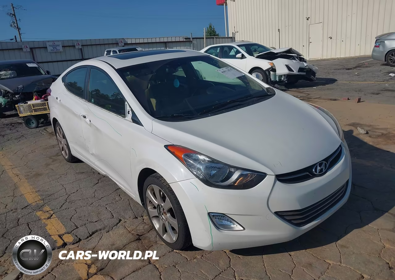 2012 Hyundai Elantra Limited VIN:5NPDH4AE9CH117188 - 6