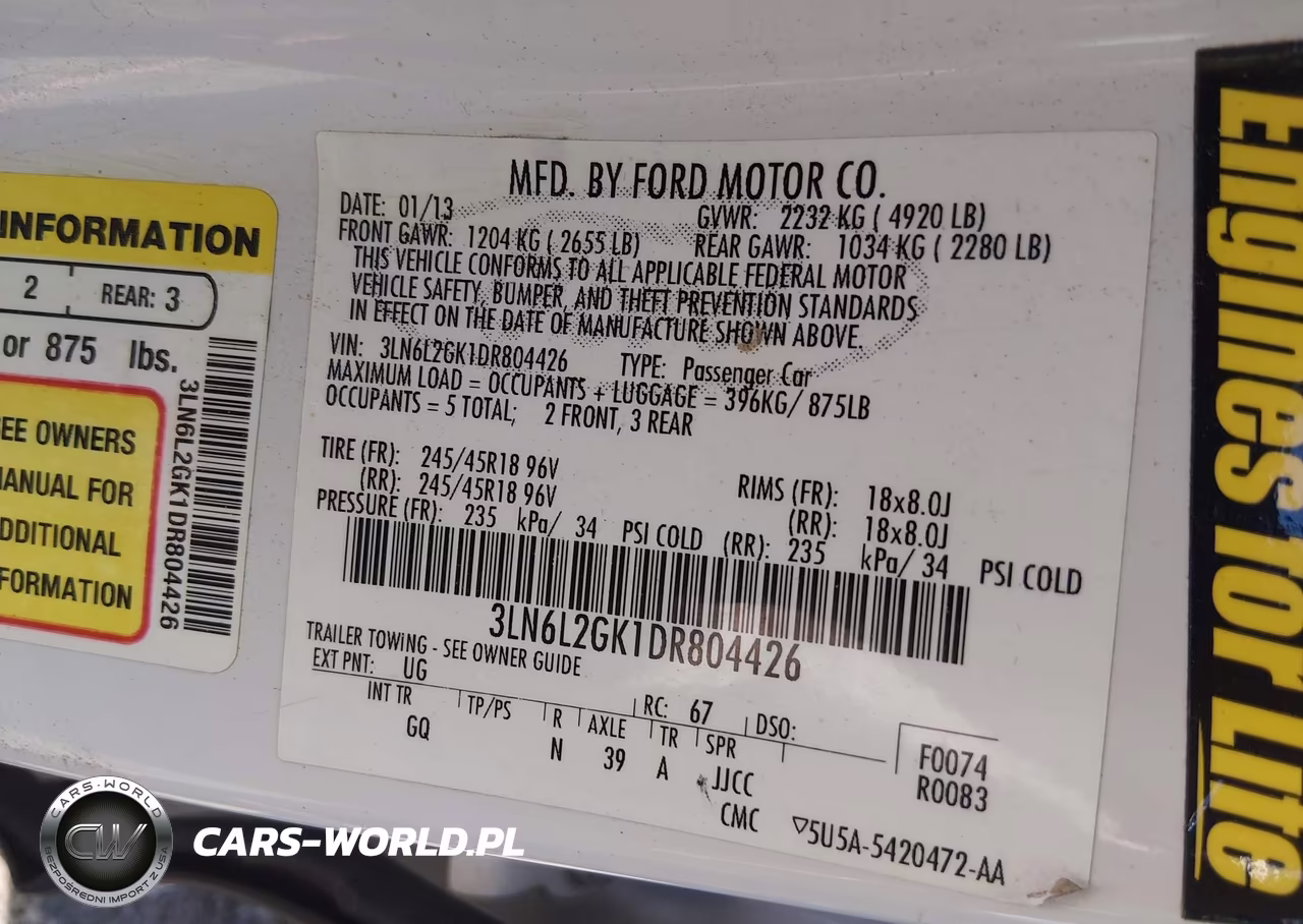 2013 Lincoln Mkz VIN:3LN6L2GK1DR804426 - 9