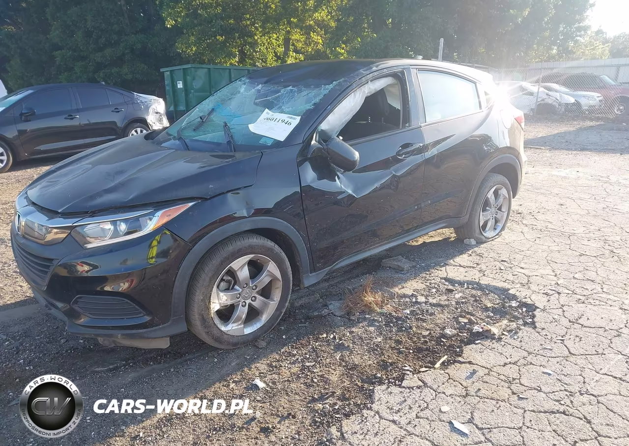 2019 Honda Hr-V Lx VIN:3CZRU6H34KG722979 - 2