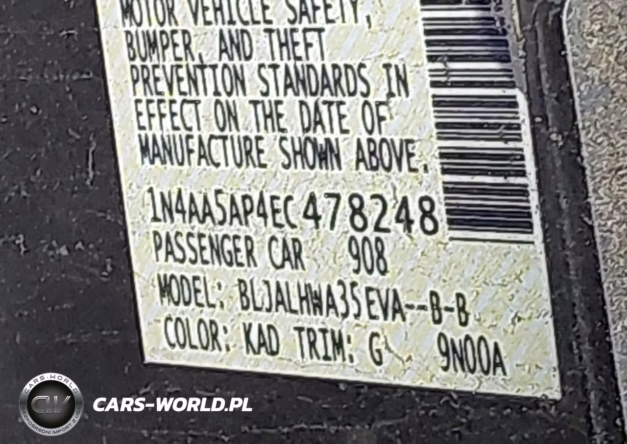 2014 Nissan Maxima 3.5 Sv VIN:1N4AA5AP4EC478248 - 9