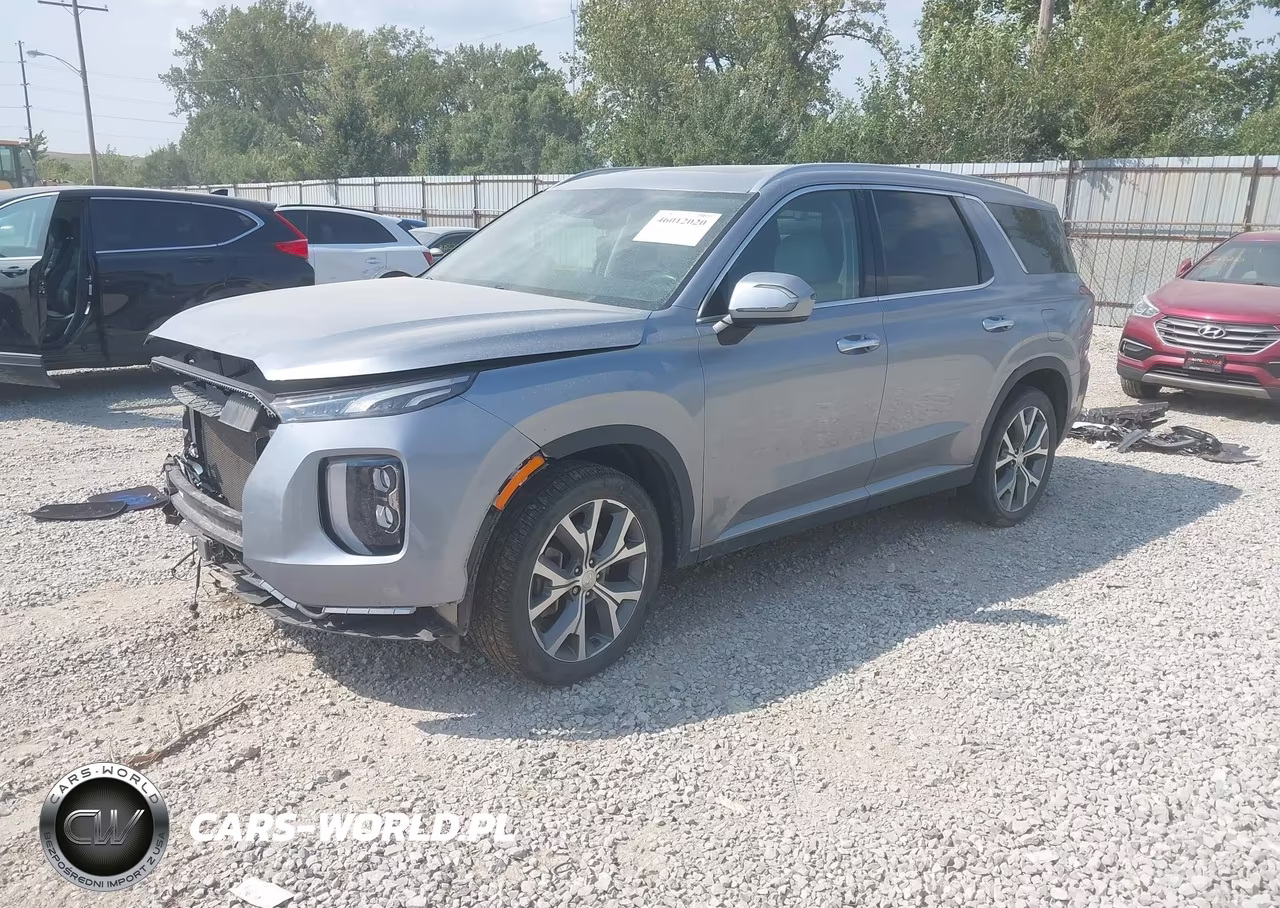 2021 Hyundai Palisade Sel VIN:KM8R4DHE0MU191593 - 2