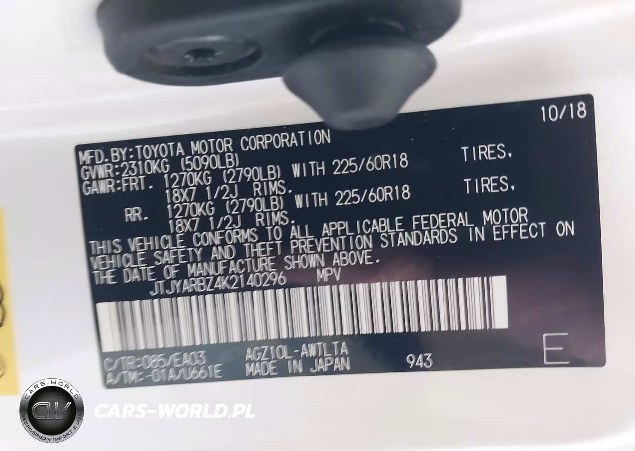 2019 Lexus Nx 300 VIN:JTJYARBZ4K2140296 - 9