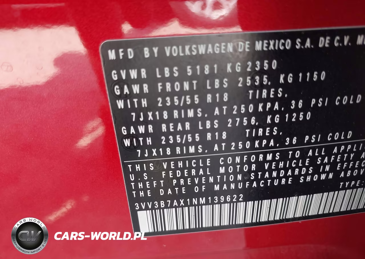 2022 Volkswagen Tiguan 2.0T Se VIN:3VV3B7AX1NM139622 - 9