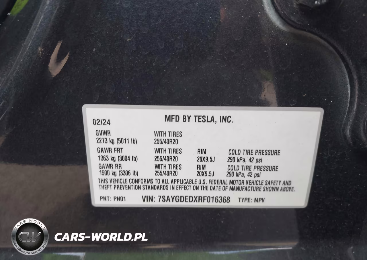 2024 Tesla Model Y Long Range Single Motor Rear-Wheel Drive-Rwd VIN:7SAYGDEDXRF016368 - 9