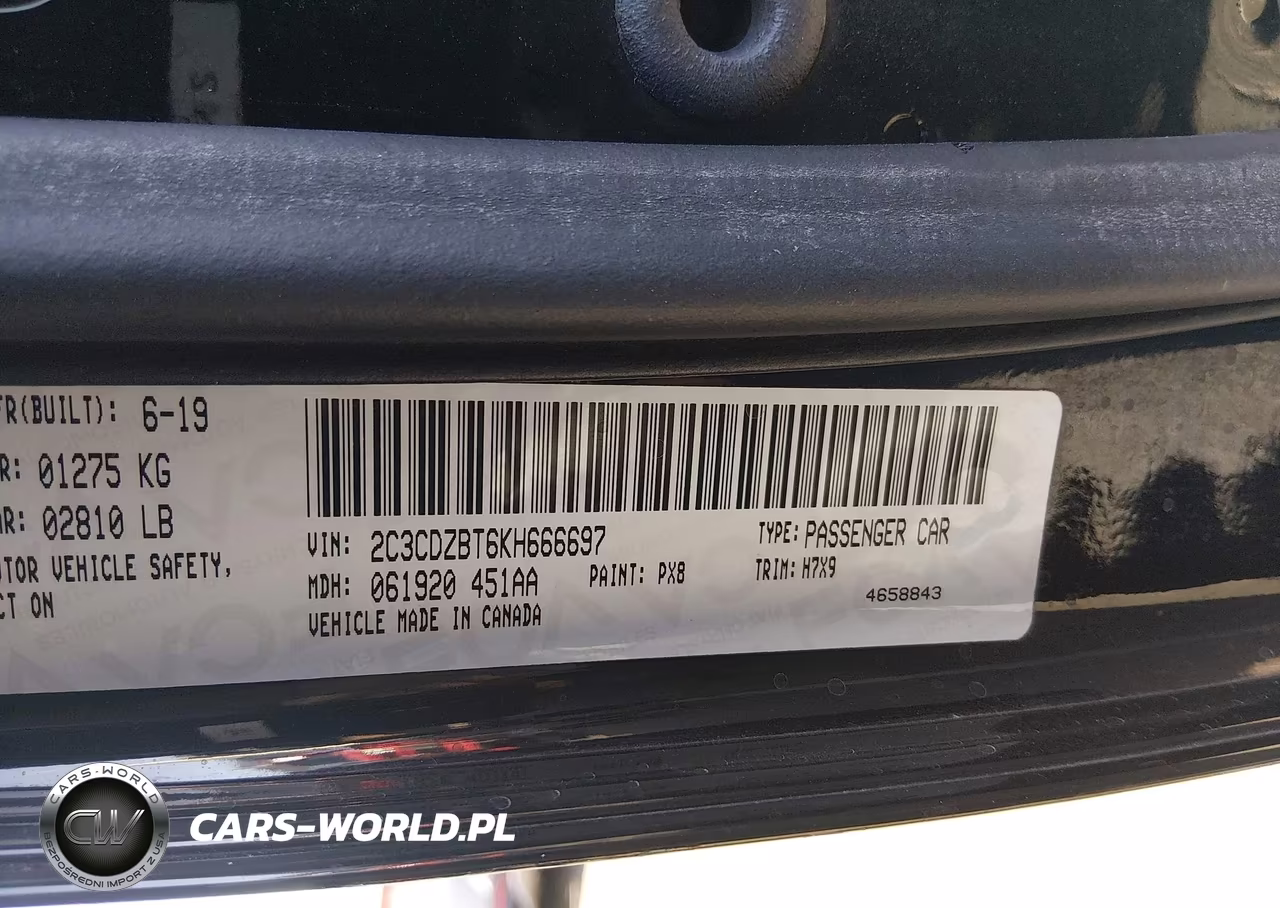 2019 Dodge Challenger R-T VIN:2C3CDZBT6KH666697 - 9