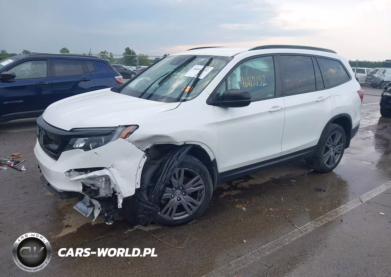2022 Honda Pilot Awd Sport VIN:5FNYF6H31NB037070 - 2