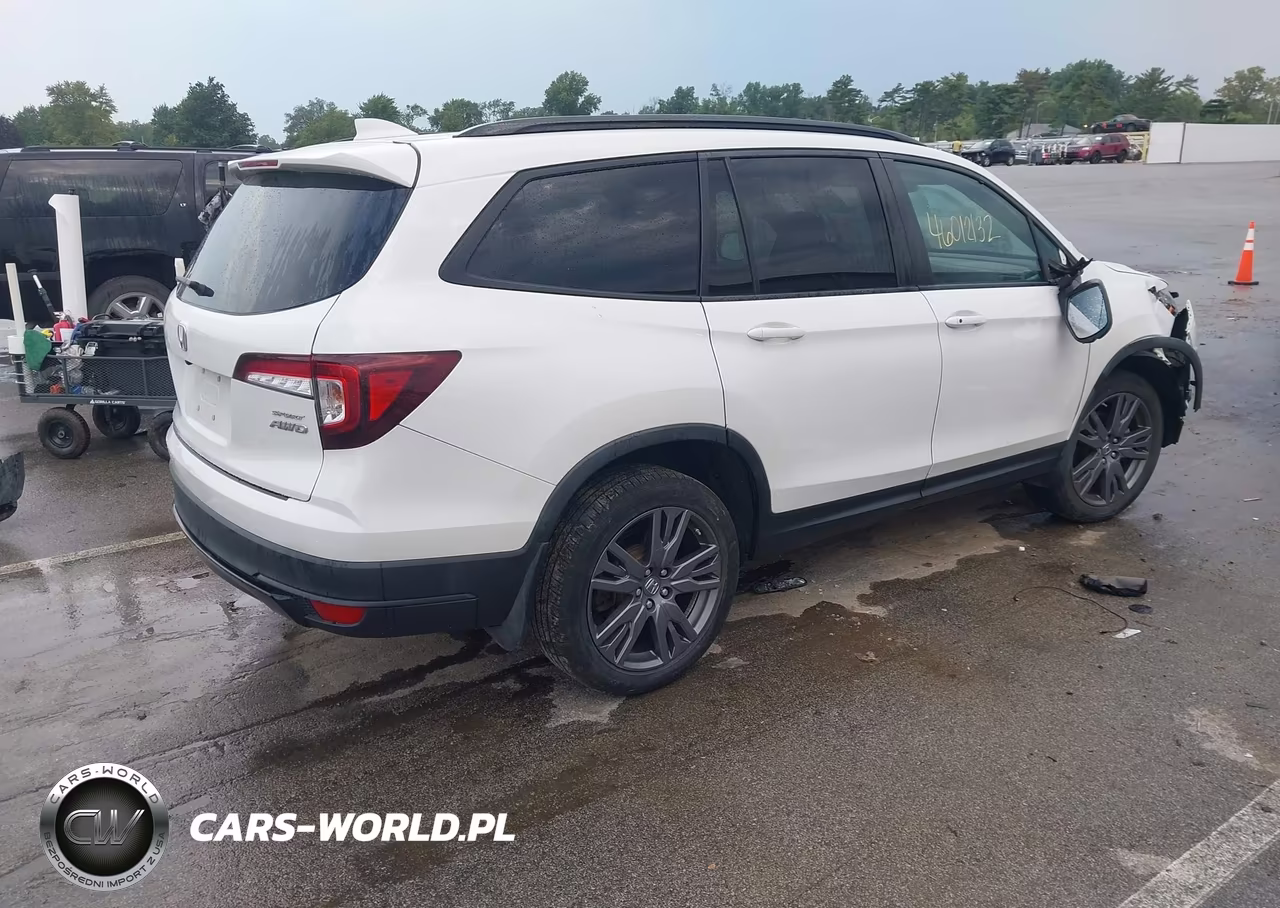 2022 Honda Pilot Awd Sport VIN:5FNYF6H31NB037070 - 4