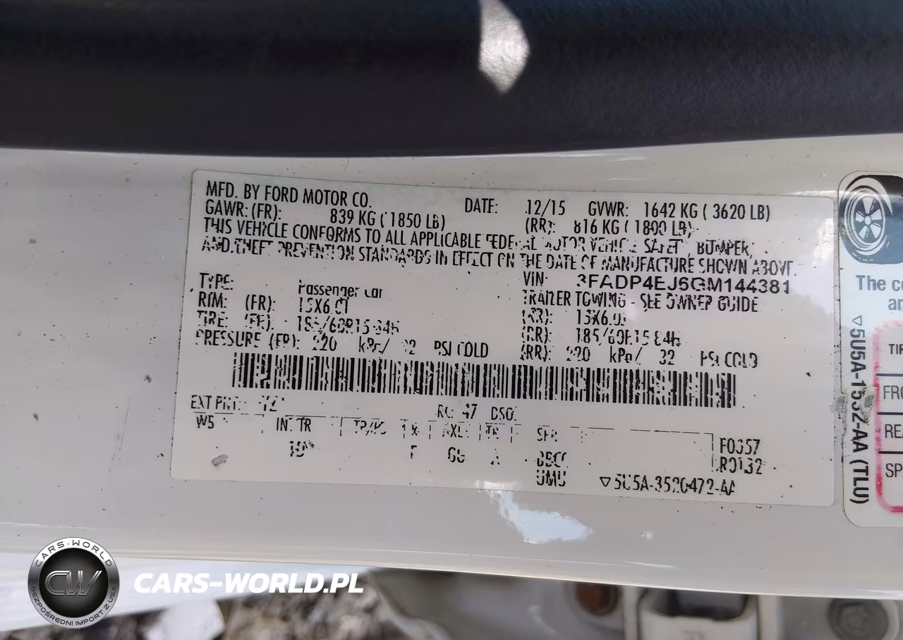 2016 Ford Fiesta Se VIN:3FADP4EJ6GM144381 - 9