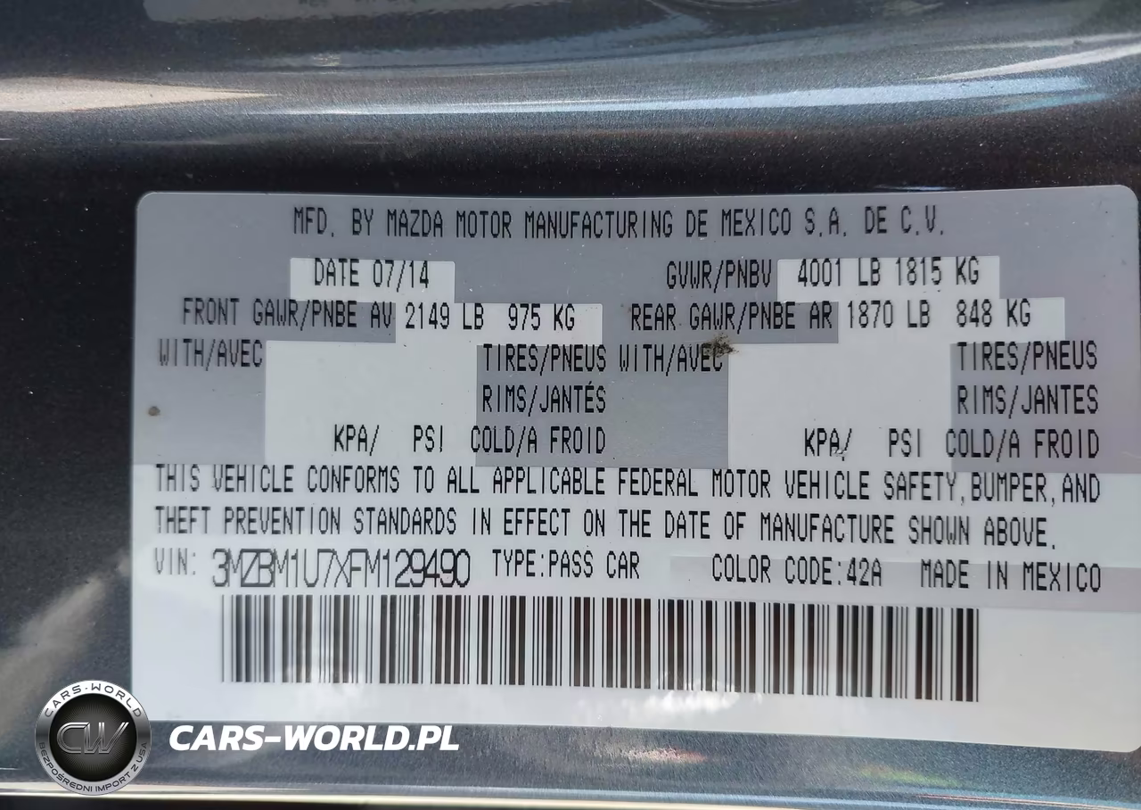 2015 Mazda Mazda3 I Sport VIN:3MZBM1U7XFM129490 - 9