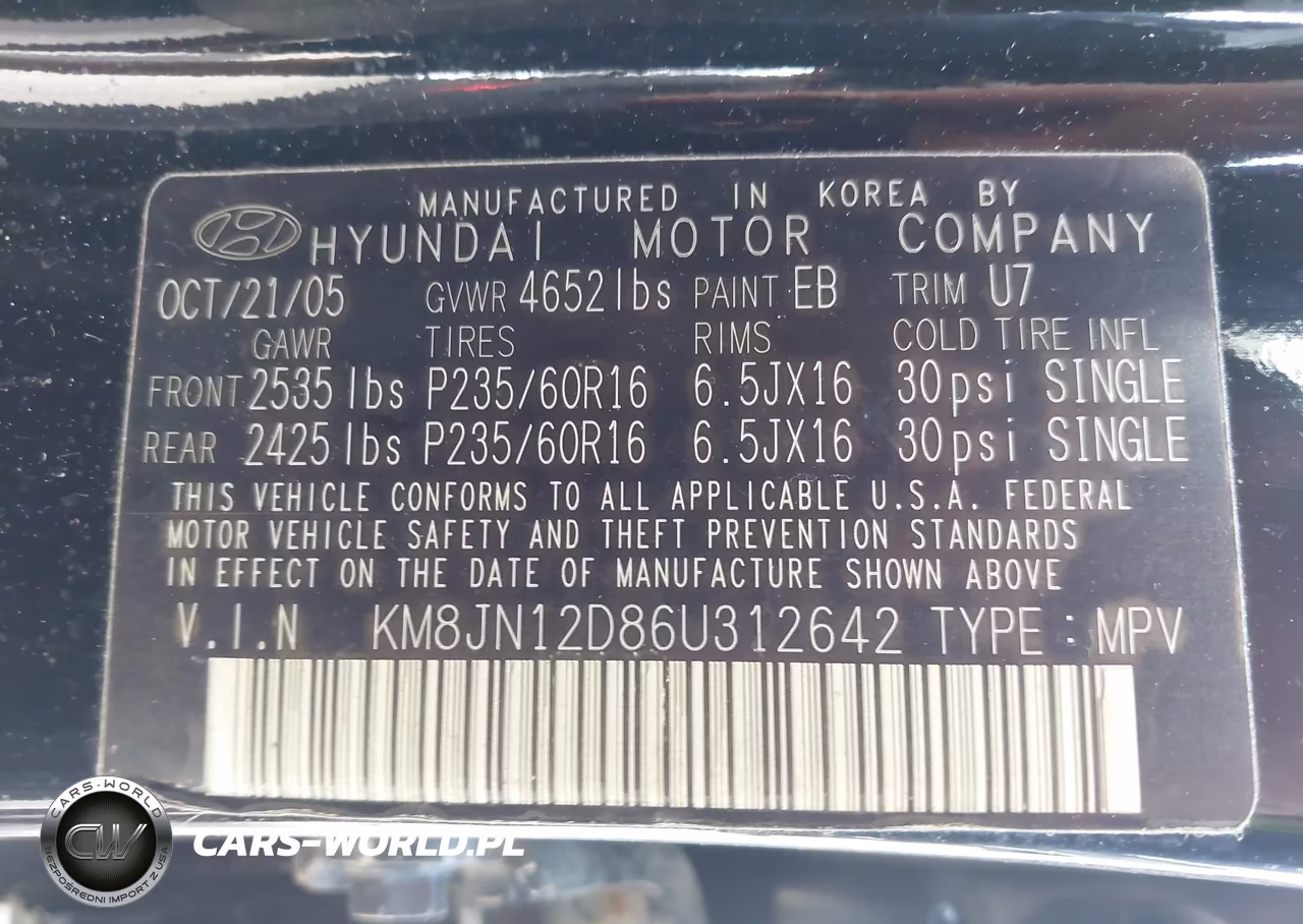 2006 Hyundai Tucson Gls-Limited VIN:KM8JN12D86U312642 - 9