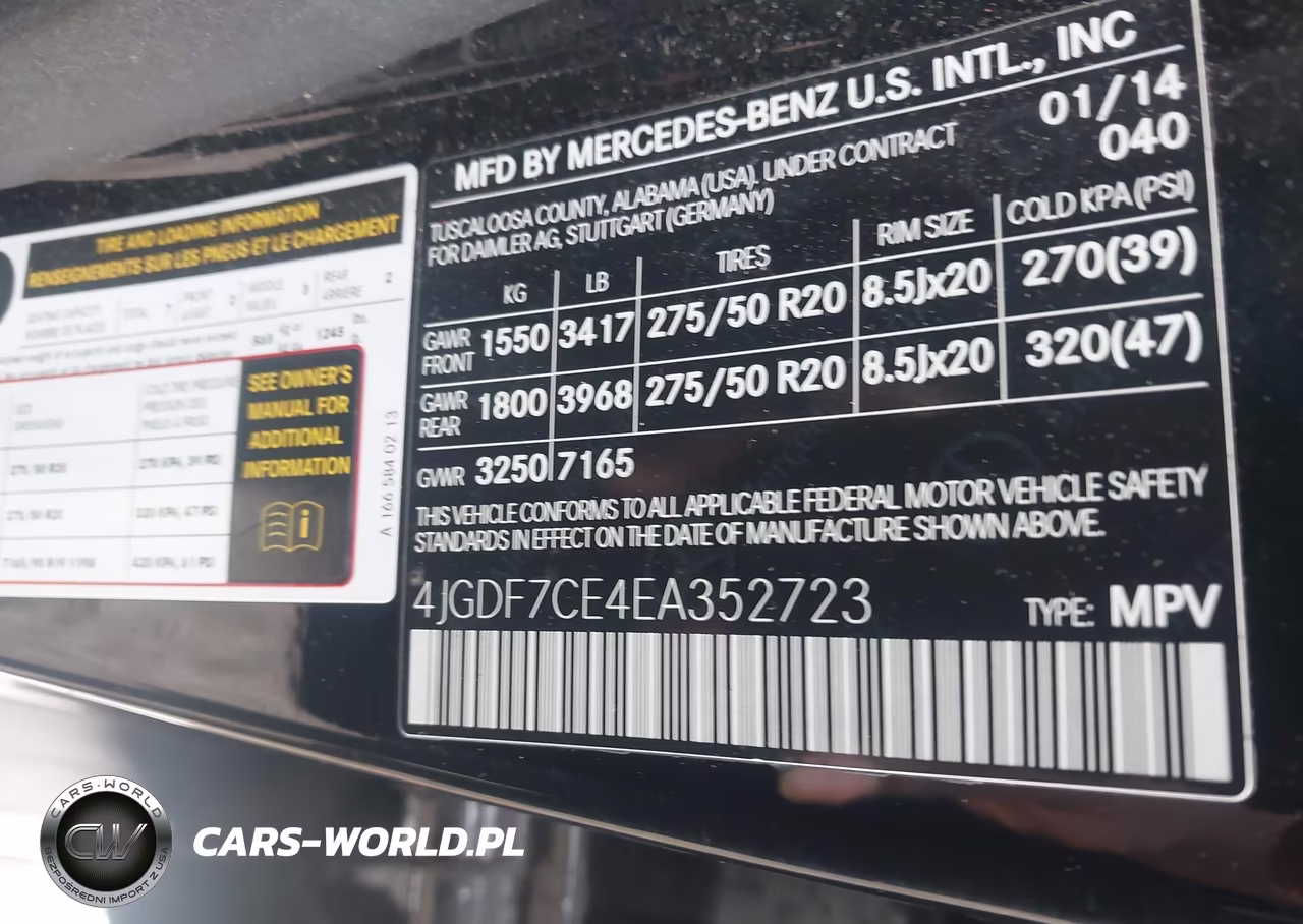 2014 Mercedes-Benz Gl 450 4Matic VIN:4JGDF7CE4EA352723 - 9