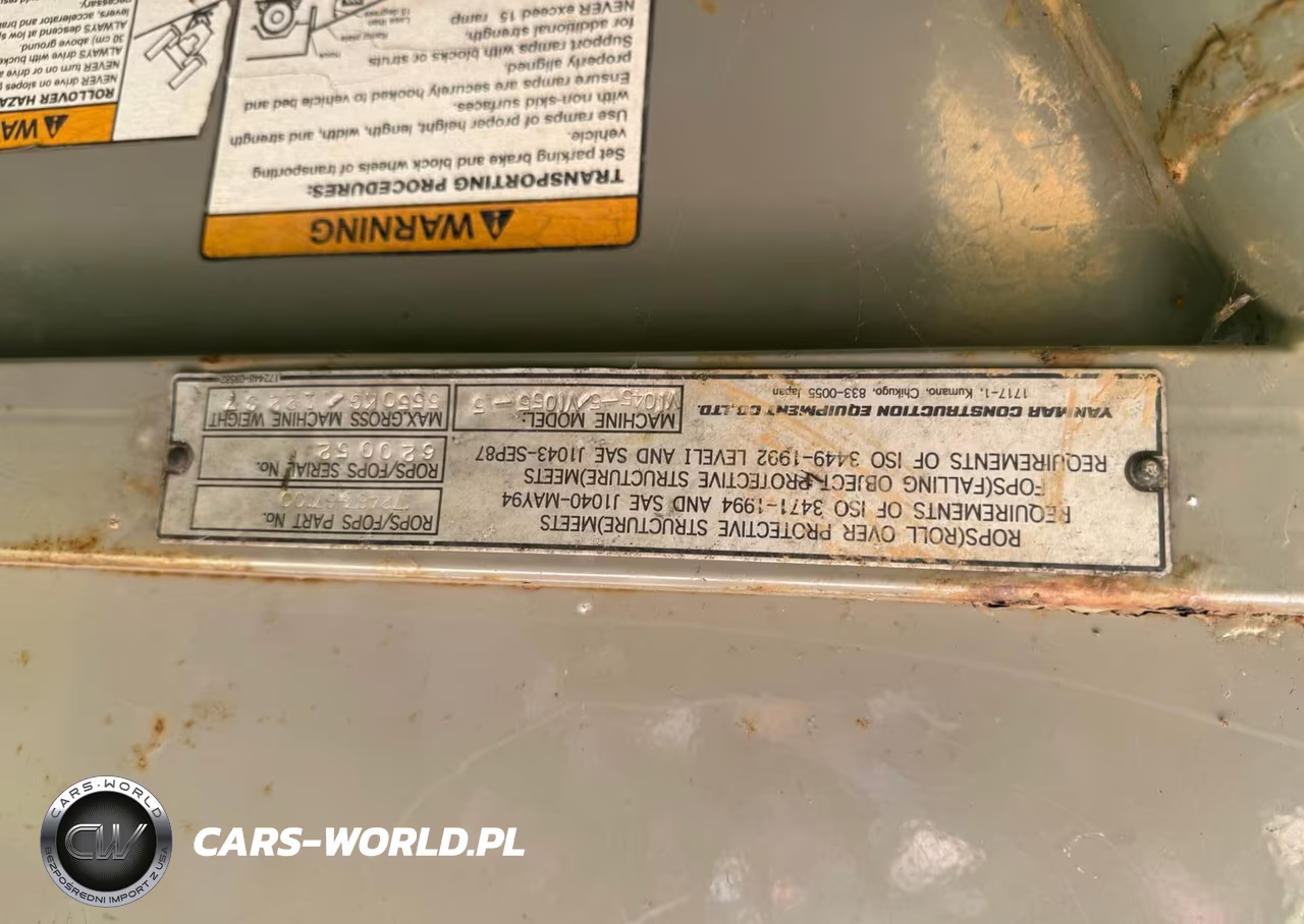 2016 Yanmar C50R-5 VIN:620052 - 5