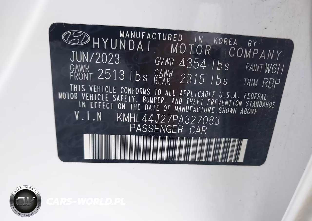 2023 Hyundai Sonata Sel Plus VIN:KMHL44J27PA327083 - 9