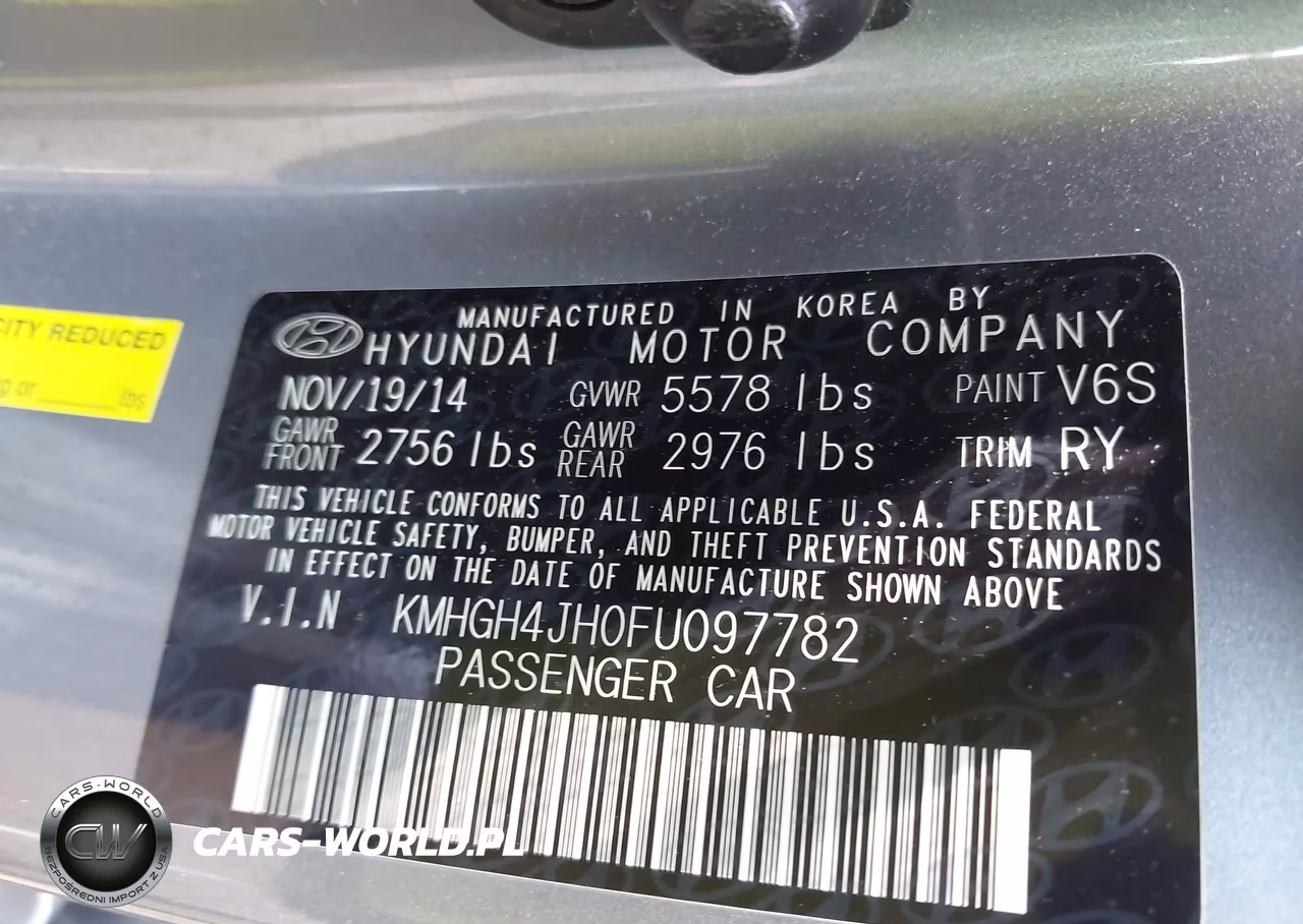 2015 Hyundai Equus Signature VIN:KMHGH4JH0FU097782 - 9