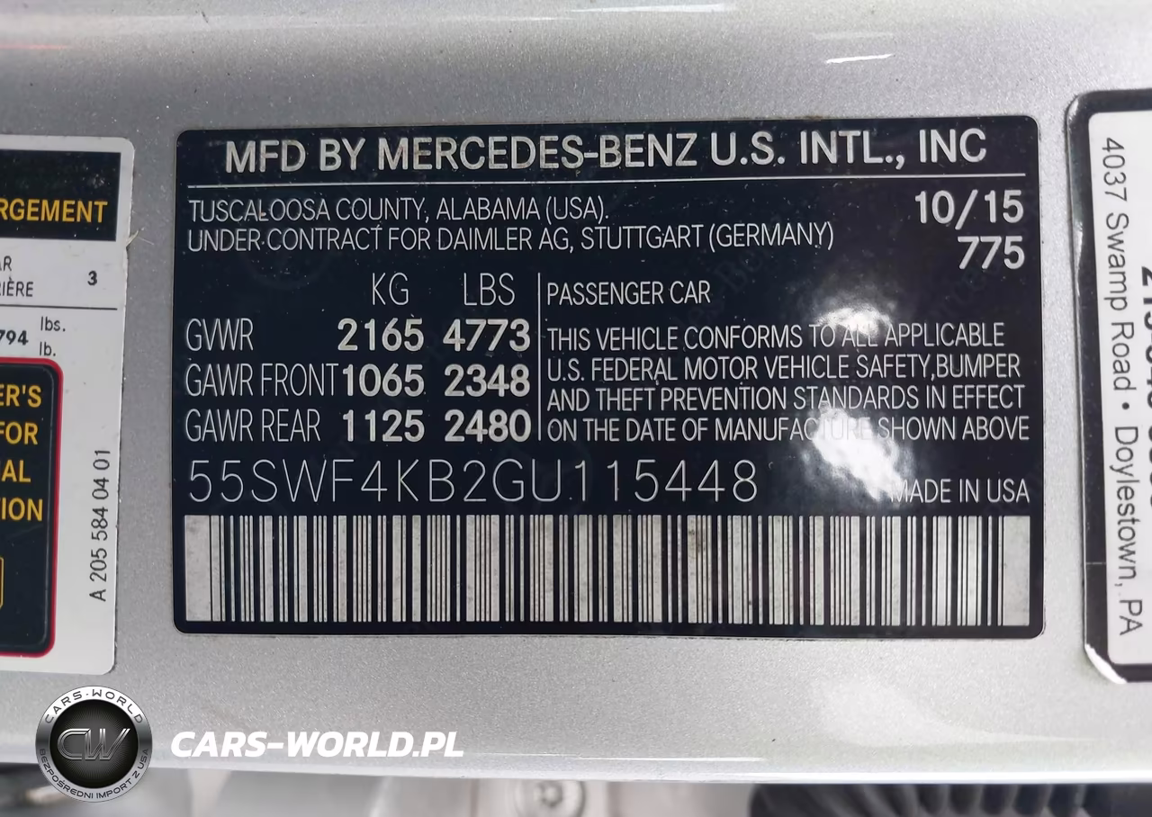 2016 Mercedes-Benz C 300 Luxury 4Matic VIN:55SWF4KB2GU115448 - 9