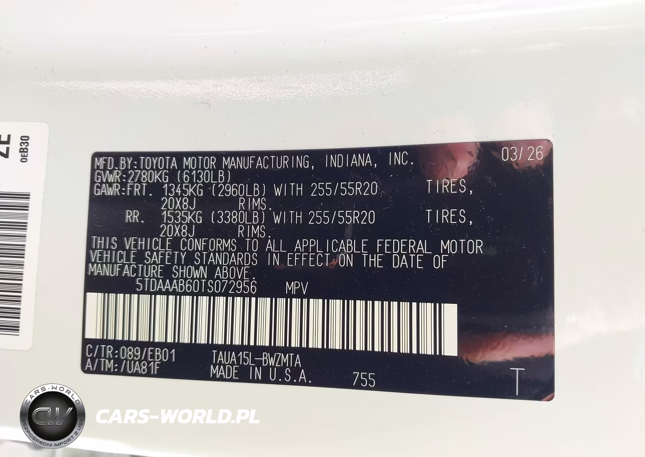 2026 Lexus Tx 350 Premium VIN:5TDAAAB60TS072956 - 9