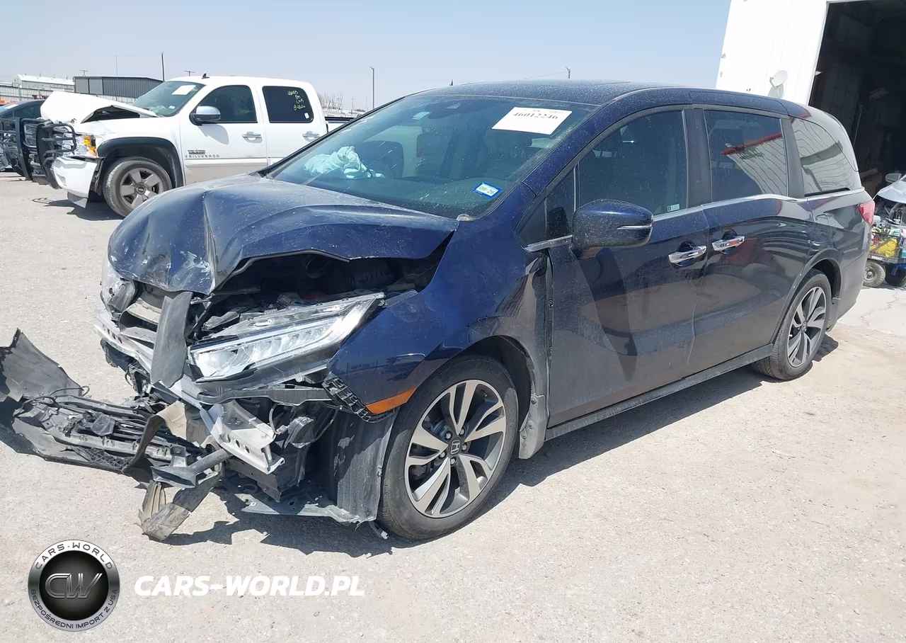2022 Honda Odyssey Touring VIN:5FNRL6H88NB013602 - 2