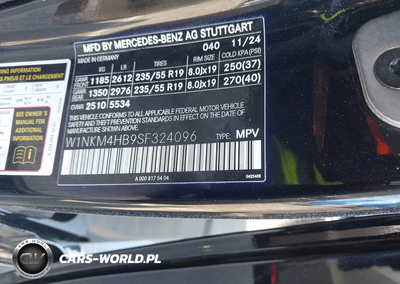 2025 Mercedes-Benz Glc 300 4Matic Suv VIN:W1NKM4HB9SF324096 - 9
