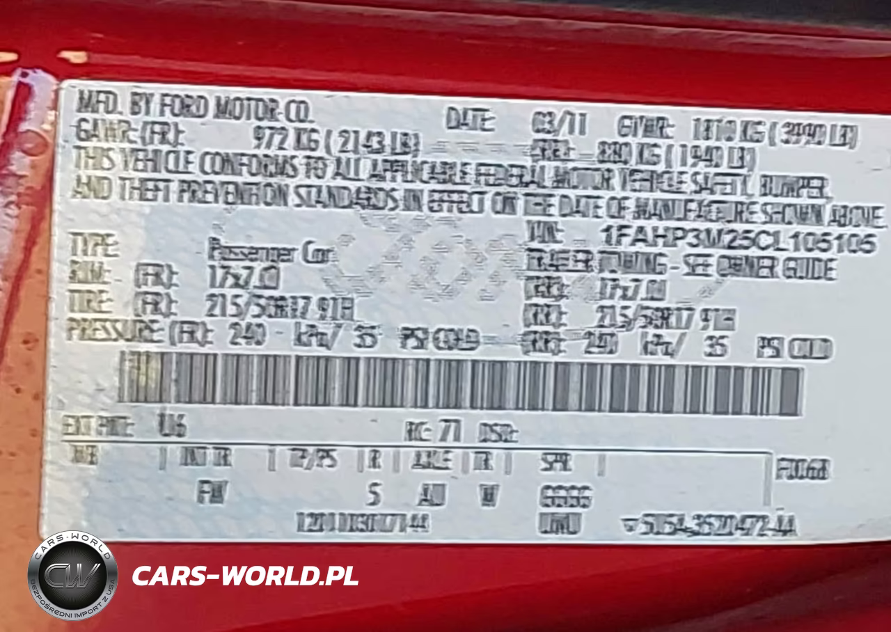 2012 Ford Focus Sel VIN:1FAHP3M25CL105105 - 9