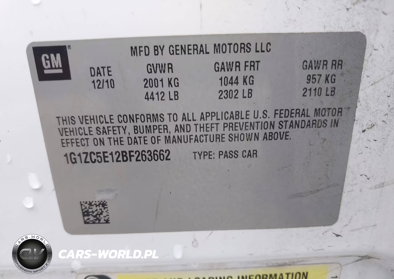 2011 Chevrolet Malibu 1Lt VIN:1G1ZC5E12BF263662 - 9