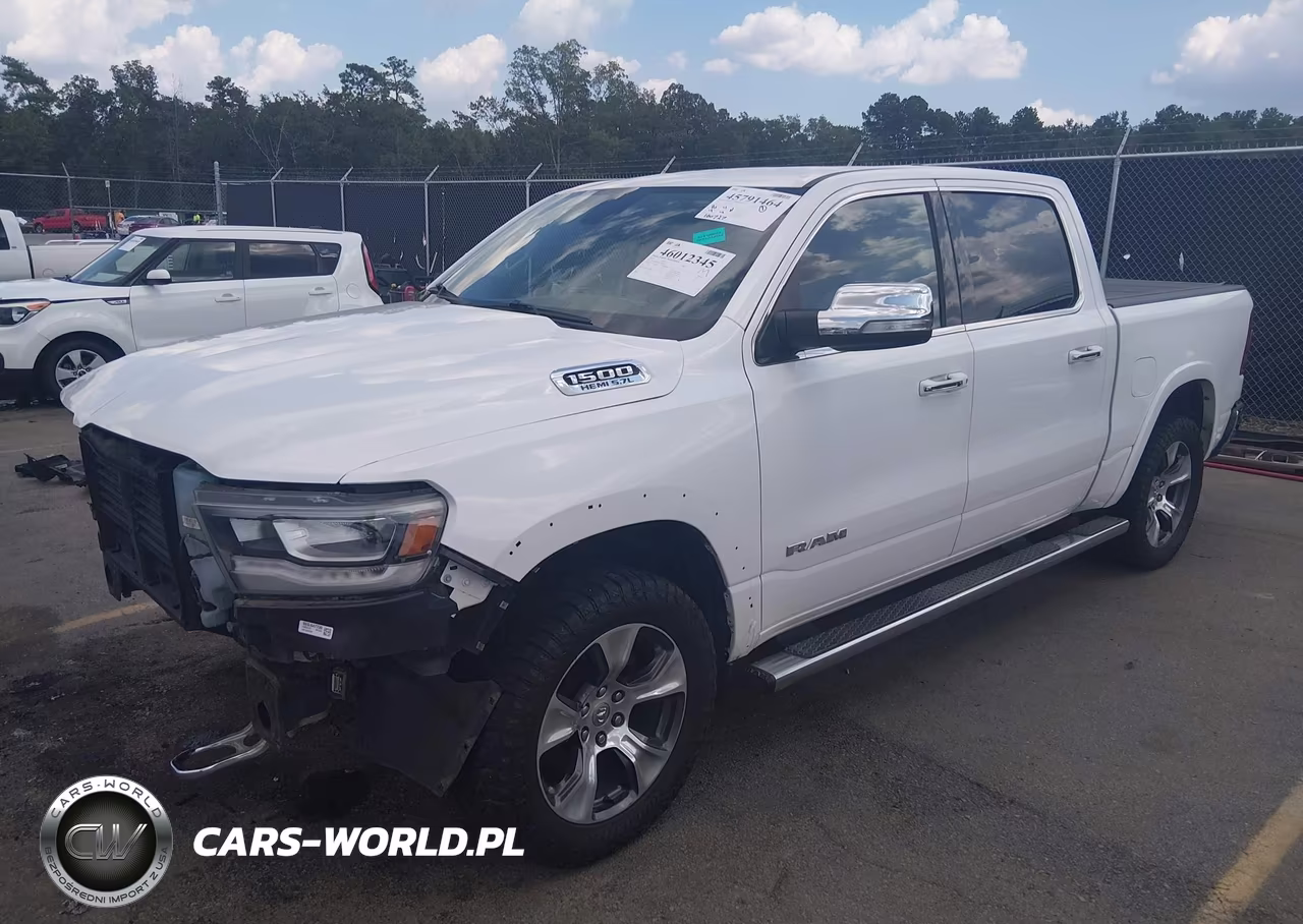 2019 Ram 1500 Laramie VIN:1C6SRFJT0KN553187 - 2