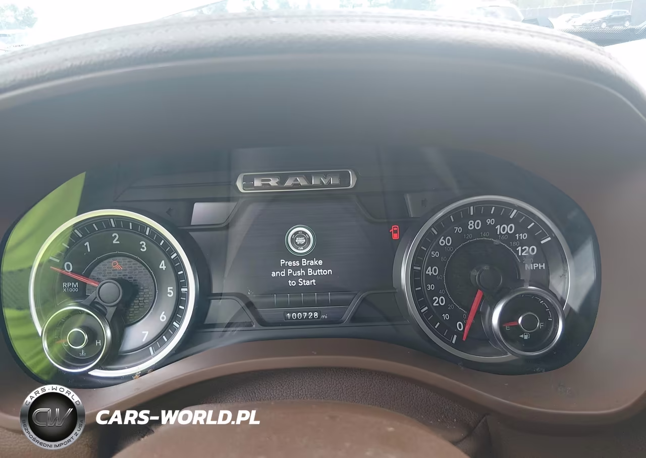 2019 Ram 1500 Laramie VIN:1C6SRFJT0KN553187 - 7