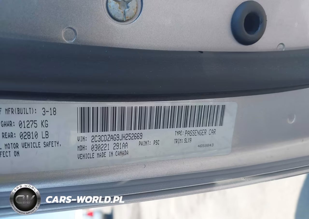 2018 Dodge Challenger Sxt Plus VIN:2C3CDZAG9JH252669 - 7