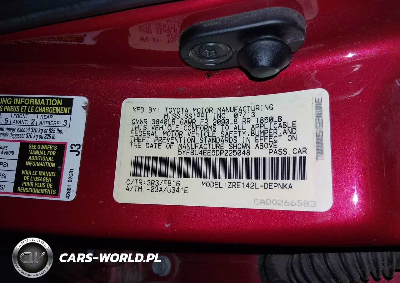 2013 Toyota Corolla Le VIN:5YFBU4EE5DP225048 - 9