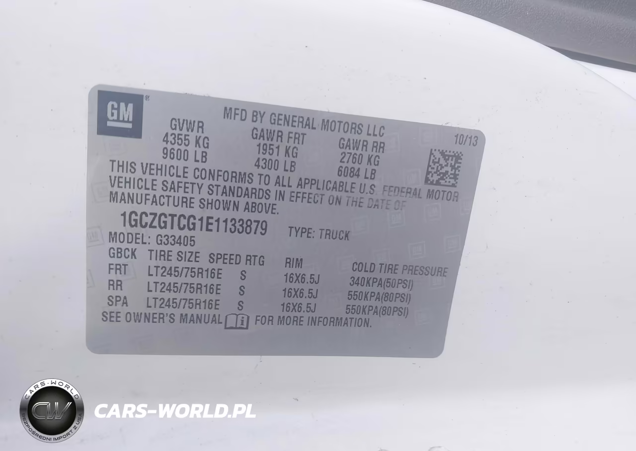 2014 Chevrolet Express G3500 Work Van VIN:1GCZGTCG1E1133879 - 9